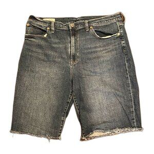 Women's Gap Raw Hem Bermuda Shorts Size 16 Tall